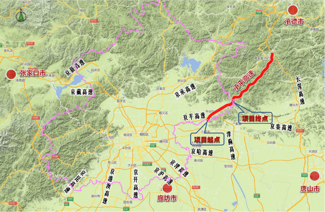 承平高速2021线路图图片